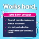 Ecozone Kettle & Iron Descaler Easy Use Sachets, Powerful Limescale Removal - Image 5