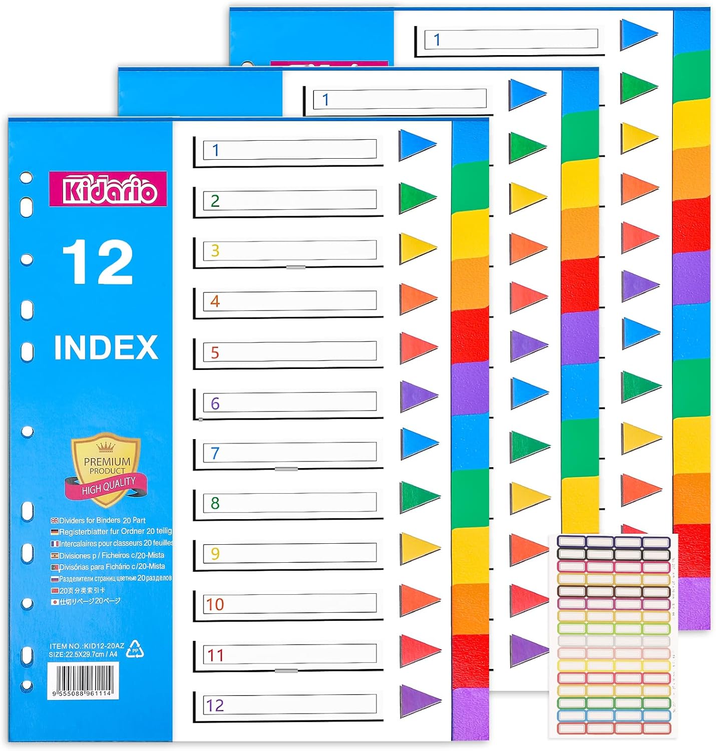 Thboxes A4 index dividers Thboxes A4 index dividers - Image 1