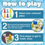Navoys Snakes and Ladders board game – One Size – Multicolor - Image 5