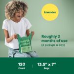 Earth Rated Dog Poo Bags with Handles, Easy Tie and Guaranteed Leakproof, Lavender Scented, 120 Bags – 5 litres – 120-pack - Image 6