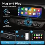 Wireless adapter for compatible wired CarPlay systems – Dark Gray - Image 3