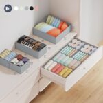 DIMJ Foldable fabric drawer compartments – Slate Grey - Image 3