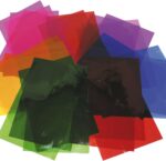 Baker Ross Coloured cellophane sheets – 36 sheet (Pack of 1) – Assorted