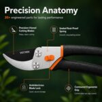 VOTREK Bypass pruning secateurs – Sunset Orange - Image 7
