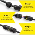 Malajess Waterproof inline electrical cable junctions – black - Image 4