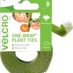 VELCRO Brand ONE-WRAP Plant Ties Tape, 12mm x 5m – Green