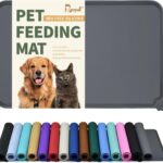 Reopet Raised-edge silicone pet feeding mat – Grey