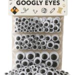 JKG® 200 Googly Eyes - Stick On Googly Eyes
