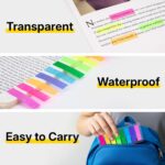 OWLKELA translucent sticky index tabs, 800 pieces – 800pcs – colour - Image 6