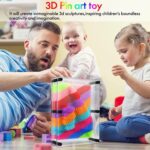 Three-dimensional pin art board – Large – Plastic, Rainbow - Image 4
