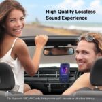 UGREEN Bluetooth 6.0 Aux Receiver for Car – Aux Bluetooth Adapter Auto – Black - Image 7