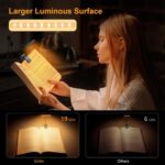 Gritin 19-LED rechargeable clip-on reading light – Black - Image 5