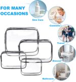 Empty transparent airport liquid-security bags – 4-pack - Image 5