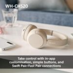 Sony WH-CH520 Wireless On-Ear Headphones, Black - Image 8