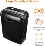 Amazon Basics Cross-cut document shredder – Black – 14.4 litres - Image 4