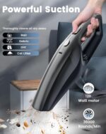 SERVOMASTER Rechargeable handheld car vacuum, black - Image 2
