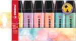 STABILO BOSS Original pastel highlighters, 6 pack