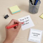 SynHHergyx Laundry container label set – 3*3 inches – White – 18-pack - Image 7