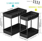 PurKeep under-sink organisers, 2 pack – Black - Image 2
