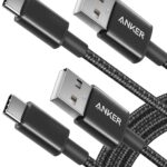 Anker USB-A to USB-C Braided Charging Cable, 2-pack, 1.8m, Black – AK-B8173011