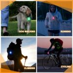 Clip-on LED pet collar lights – Blue, Green, Pink, Silver – 3-pack - Image 7