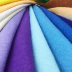 Felt craft fabric squares – Multicolour – 24-pack - Image 3
