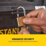 STANLEY Stacked rolling workshop toolbox – Black - Image 9