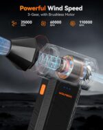 WOLFBOX MF50 rechargeable electric air duster - Image 2