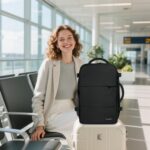 Ryanair Cabin Bags 40x30x20 Underseat, Travel Backpack Cabin Size – 100106blk – Ryanair 40x30x20cm – Black - Image 9