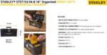 STANLEY Portable rigid toolbox with tote – Black/Yellow - Image 6