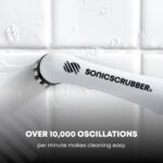 SONICSCRUBBER Compact powered detail-scrubbing brush – White - Image 3