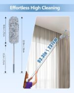 Fogray Extendable bendable microfibre duster – 1pc-grey - Image 3