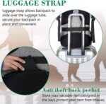 MATEIN grey travel laptop backpack – 100700 – 15.6" - Image 9
