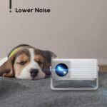 AKIYO Rotating portable projector – O1 – White - Image 4