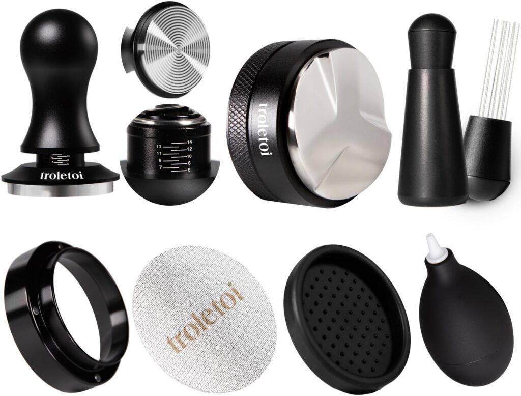 troletoi Espresso tamping and dosing kit – 7-pack