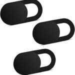 ivoler [3 Pack Webcam Cover Slider for Privacy – Black (black 1)