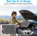 AeternaSol Solar vehicle-battery maintainer – 12W Black - Image 3