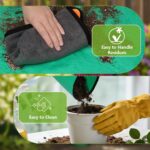 Waterproof plant repotting mat – 66 × 66 cm – Green - Image 6