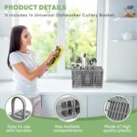 BIHARNT Replacement dishwasher cutlery basket – Grey - Image 5