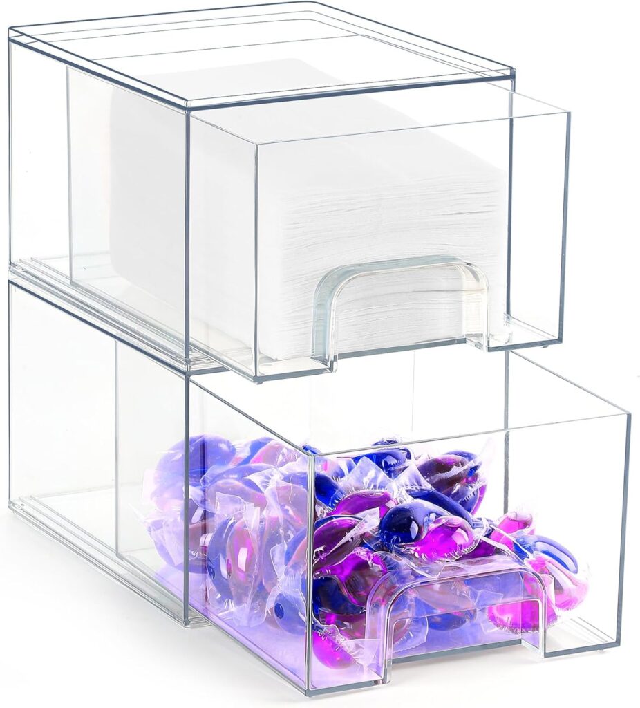 Lekesky Laundry sheet drawer dispenser – Transparent
