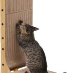 Wall-mounted cardboard cat scratcher – ST01 – brown