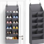 Lifewit six-tier over-door shoe organiser – Grey