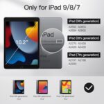 JETech Case for iPad 9th/8th/7th Gen 10.2" – Black - Image 2