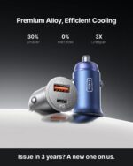 INIU 60W USB-C Car Charger – Black - Image 3