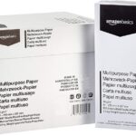 Amazon Basics A4 80gsm copy paper, 2,500 sheets – White