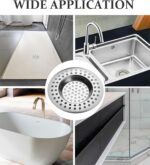 Toced Stainless Steel Kitchen Sink Strainer Plug – Silver 2 Pack - Image 9