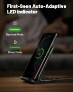INIU 15W Wireless Charger Stand – Black - Image 3