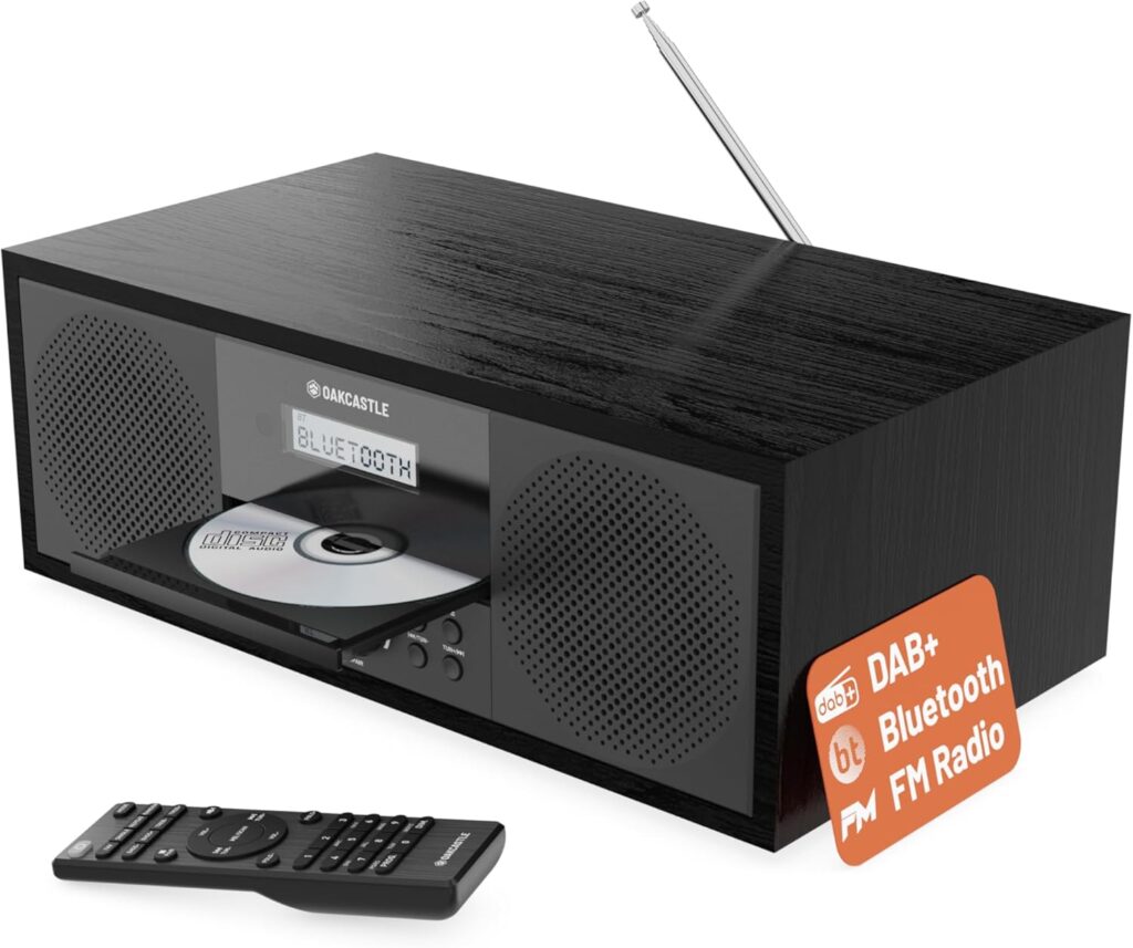 DAB radio and CD hi-fi system – Black