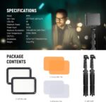 LED studio panel light and stand kit – BP66 - Image 8