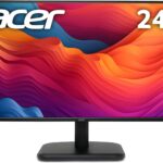 acer EK241YG 24 inch Full HD (1920 x 1080) Monitor - 120Hz, 1ms, IPS Panel, Adaptive Sync, 99% sRGB, HDMI, VGA